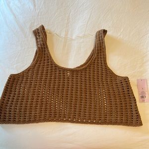 NWT Target wild fable cropped knit tank
